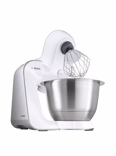 Bosch MUM54230 Robot culinaire Styline 900 W Bol mélangeur inox Râpeur/éminceur Couvercle mélangeur plastique Crochets pétrisseurs Presse-agrumes Fouets à battre et à mélanger (Import Allemagne)